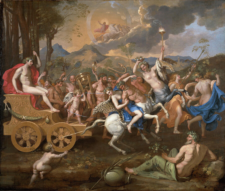 The Triumph of Bacchus, from 1635-1636 Painting by Nicolas Poussin