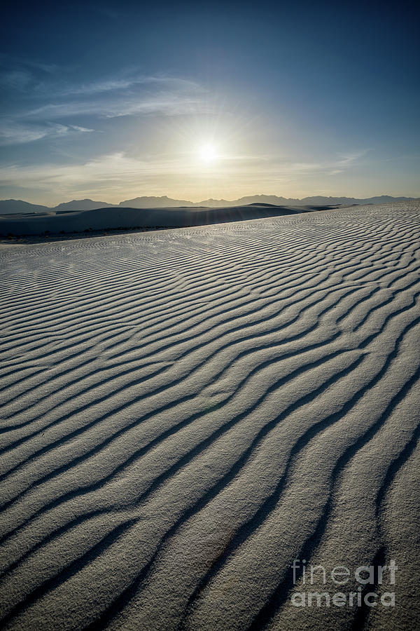 White Sands National Monument Photograph - White Sands Sun by Jamie Pham