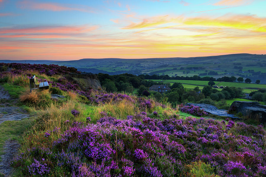 Norland Moor Sunset #7 Photograph by Chris Smith