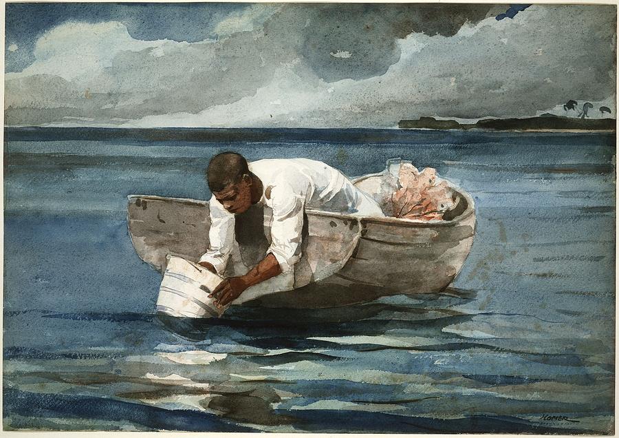 The Water Fan Painting by Winslow Homer