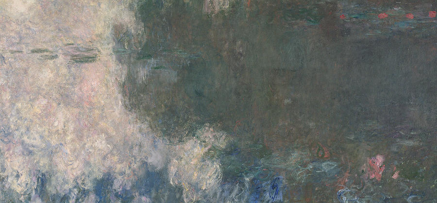 Claude Monet Painting - The Waterlilies  The Clouds by Claude Monet