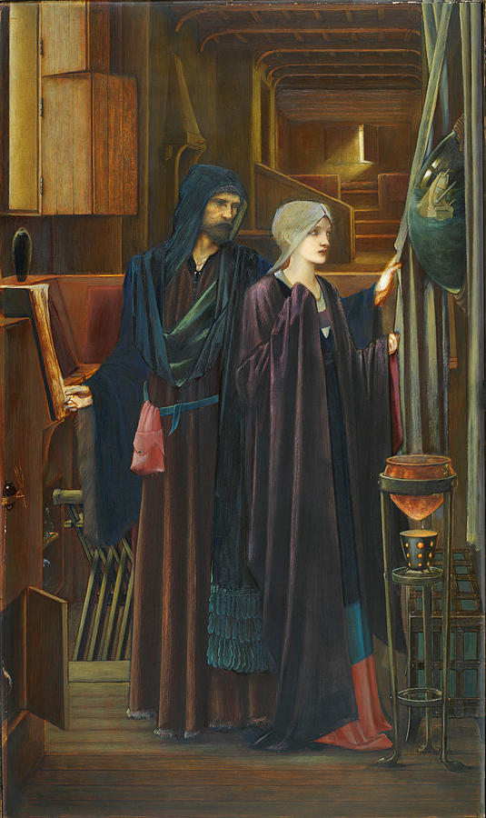 The Wizard #3 Painting by Edward Burne-Jones
