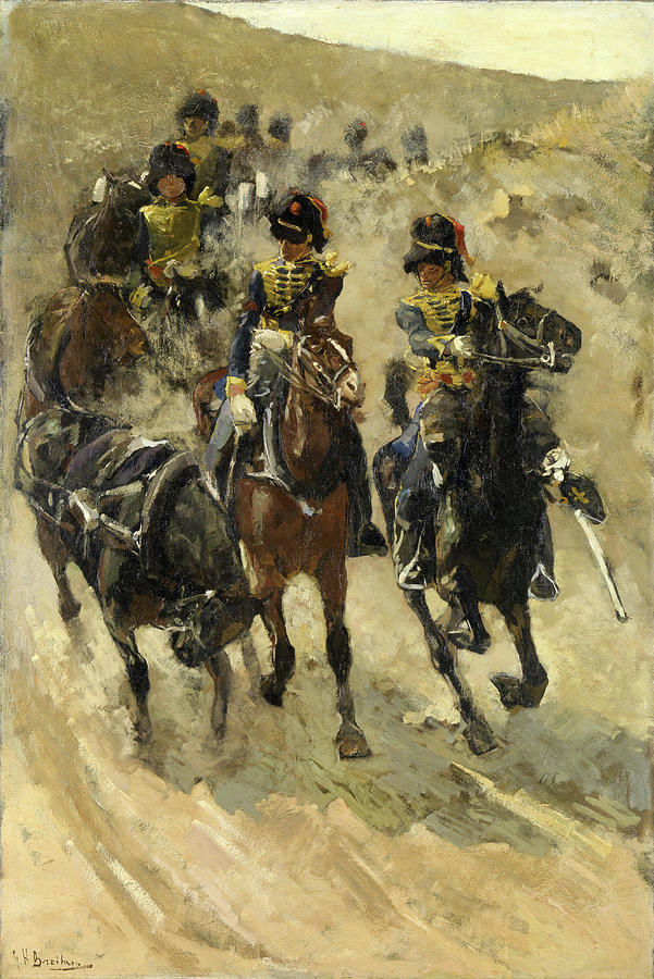 The Yellow Riders #2 Photograph by George Hendrik Breitner