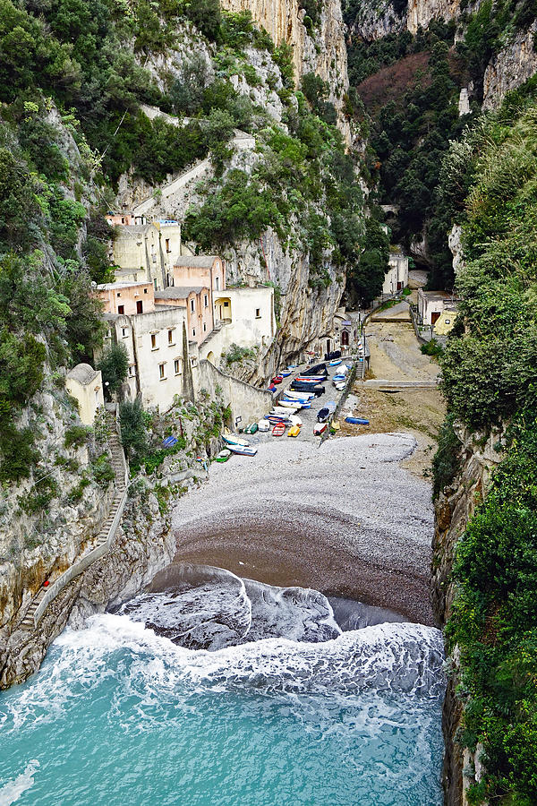 This Is A View Of Furore A Small Village Located On The Amalfi Coast In Italy  #2 Photograph by Rick Rosenshein