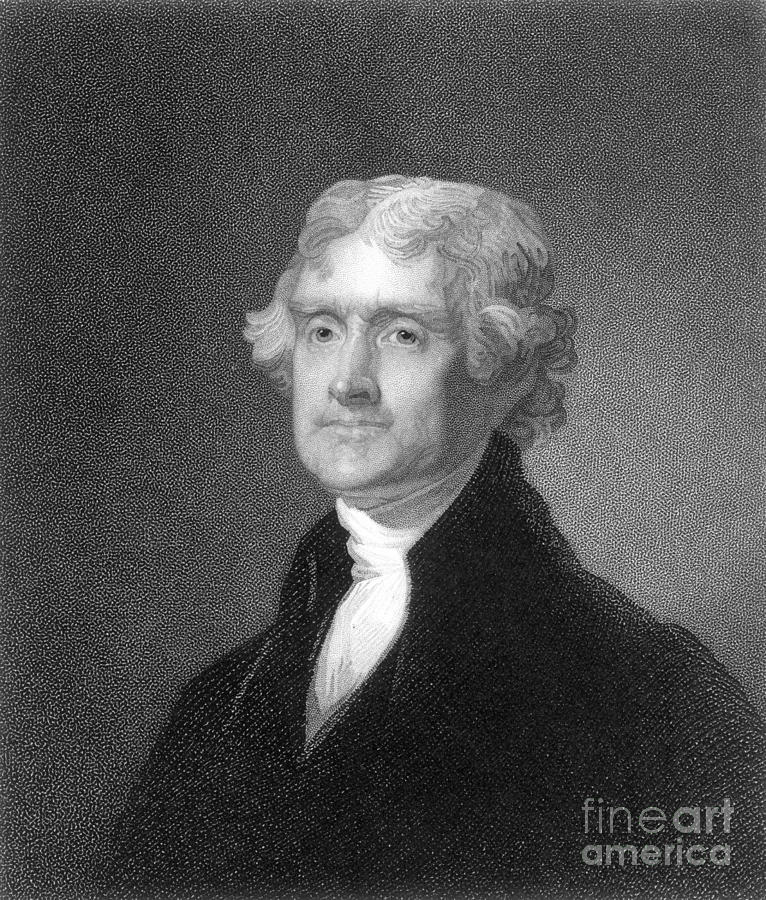 Thomas Jefferson (1743-1826) #2 Photograph by Granger
