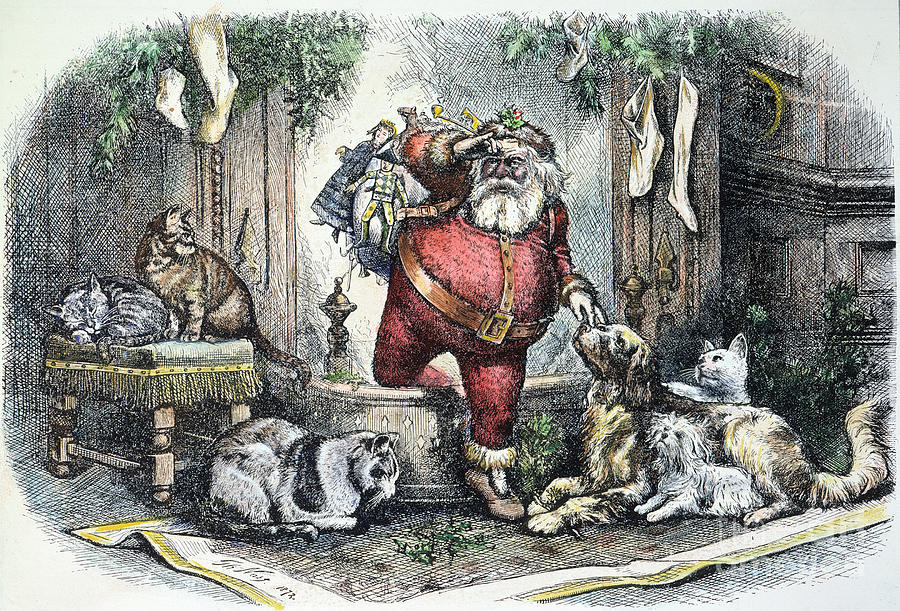 Image result for santa claus thomas nast