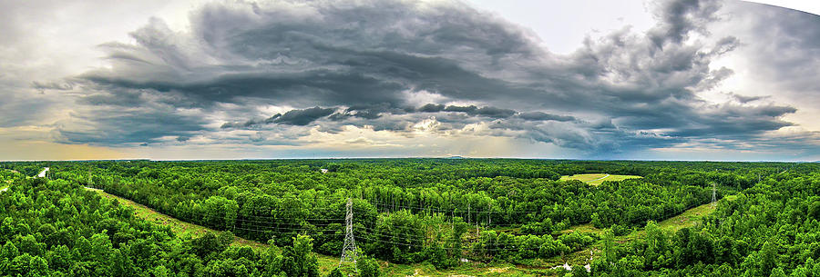 Thunderstrom Forming Clouds And Beautiful Country Landscape In Y #2 Photograph by Alex Grichenko