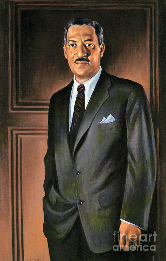 Thurgood Marshall #2 Painting by Granger