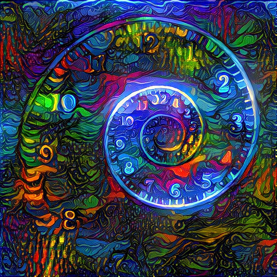 Time Spiral Digital Art