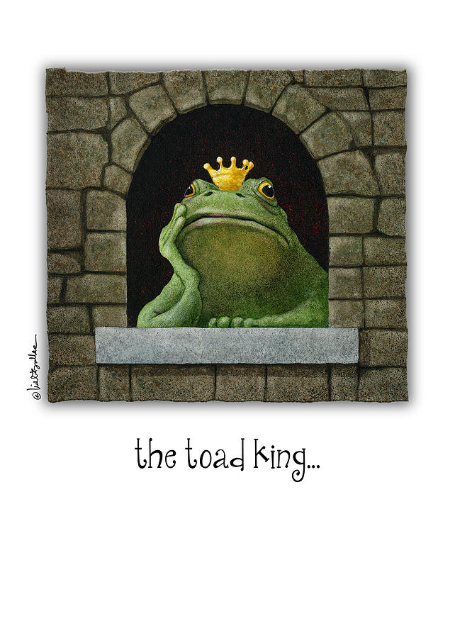 Toad King... #2 Painting by Will Bullas