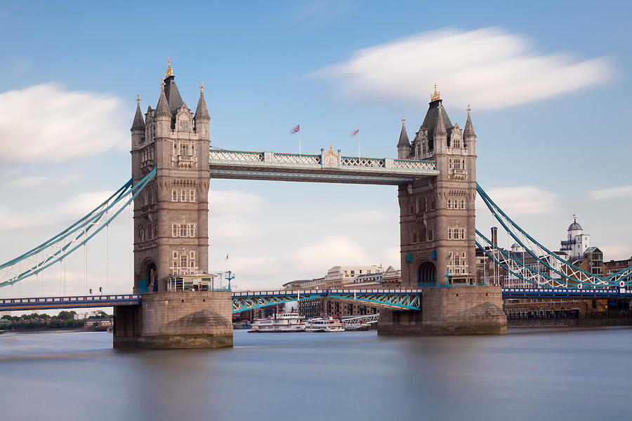 Tower Bridge, Thames River, London Photograph by Panoramic Images ...