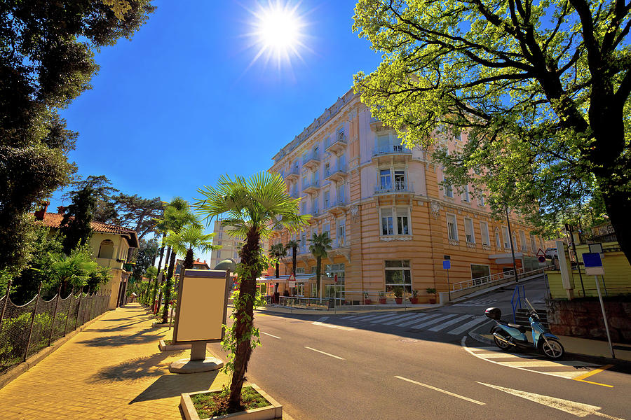 Town of Opatija street view #2 Photograph by Brch Photography