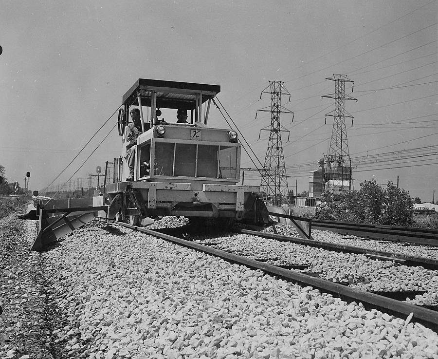 Track Machines at Work - 1957 #1 Photograph by Chicago and North Western Historical Society