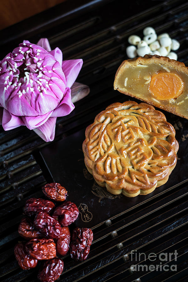 Traditional Chinese Festive Mooncake Pastry Dessert #2 Photograph by JM Travel Photography