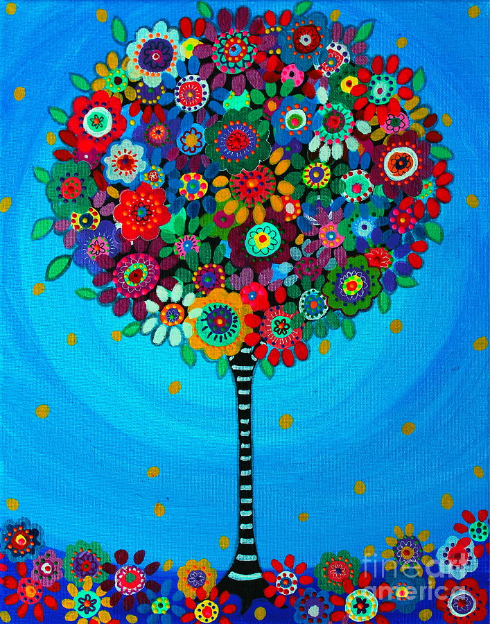 Tree Of Life #2 Painting by Pristine Cartera Turkus