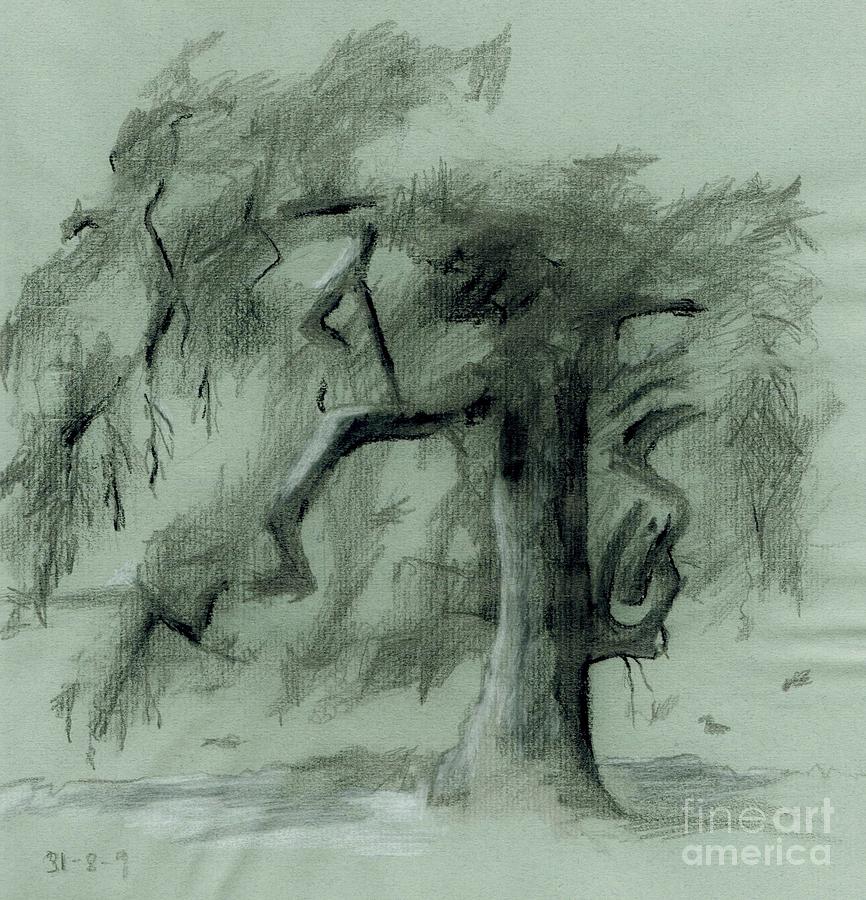 Tree study #2 Painting by Karina Plachetka