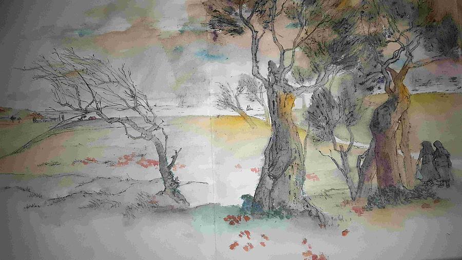 Trees trees trees album #2 Painting by Debbi Saccomanno Chan