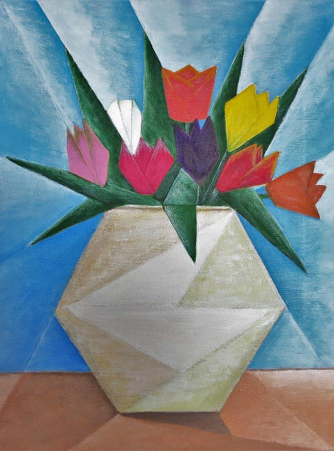 Flower Painting - Tulips #3 by Tamara Savchenko