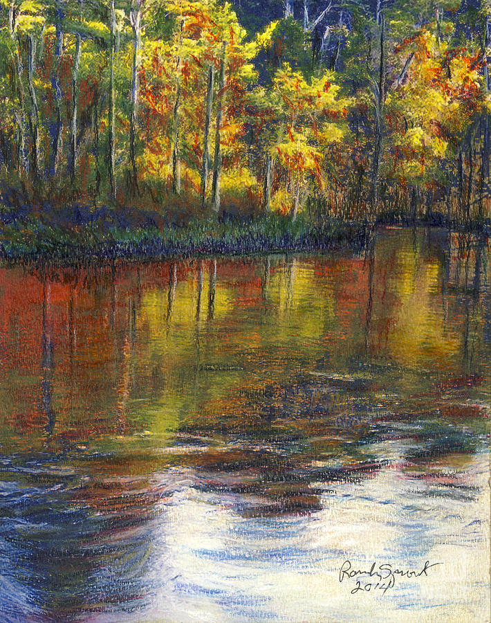 Fall Painting - Turkey Creek Nature Trail #1 by Randy Sprout
