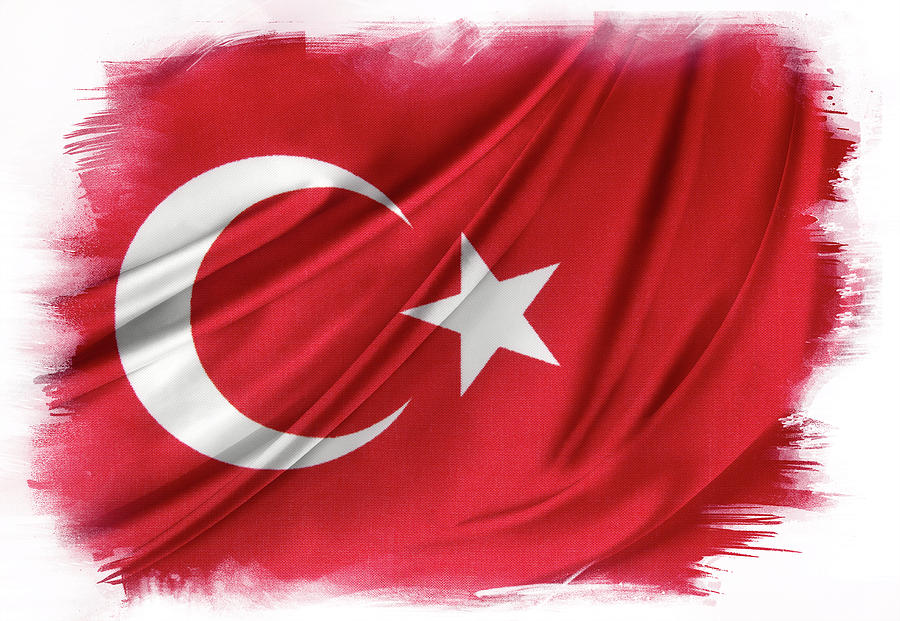Turkish flag #2 Photograph by Les Cunliffe