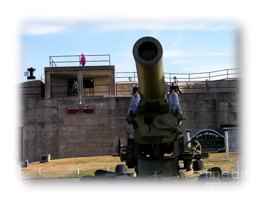 Tybee Island Battery Garland Photograph by Jacqueline M Lewis
