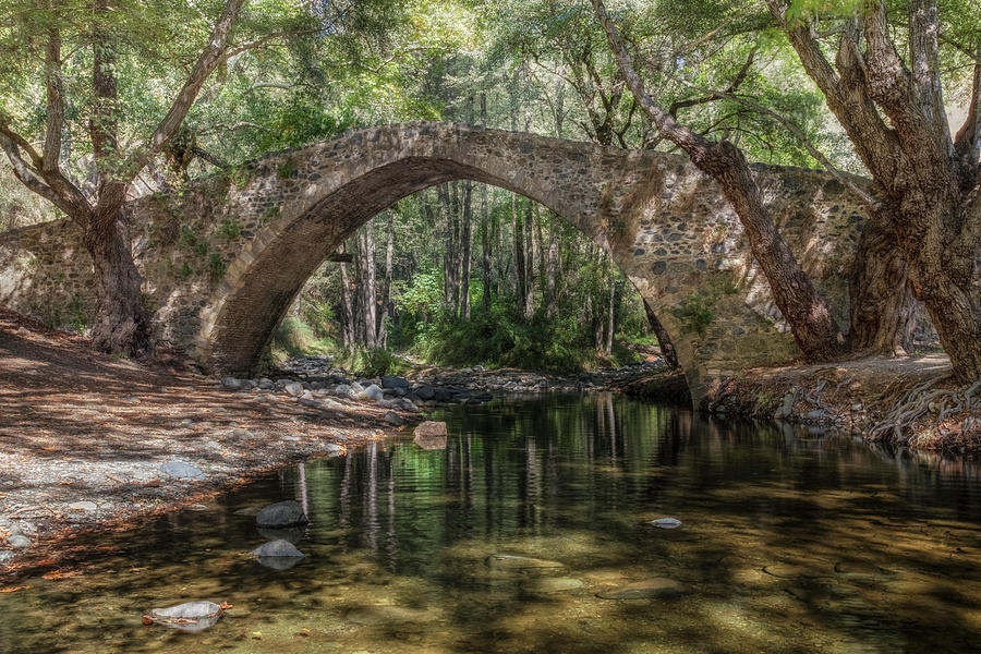 Tzelefos Bridge - Cyprus #2 Photograph by Joana Kruse