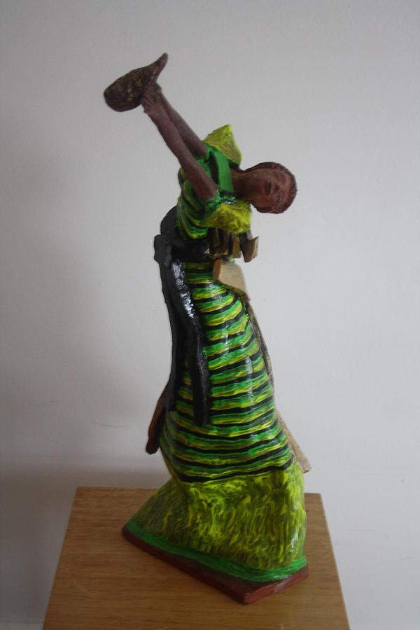 Uganda dancer #2 Sculpture by Gloria Ssali