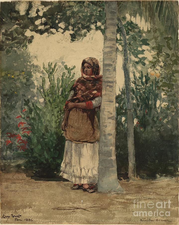 Winslow Homer Painting - Under A Palm Tree #2 by Celestial Images