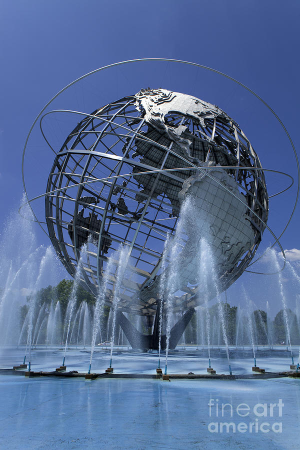 Unisphere globe in  Queens - New York #2 Photograph by Anthony Totah