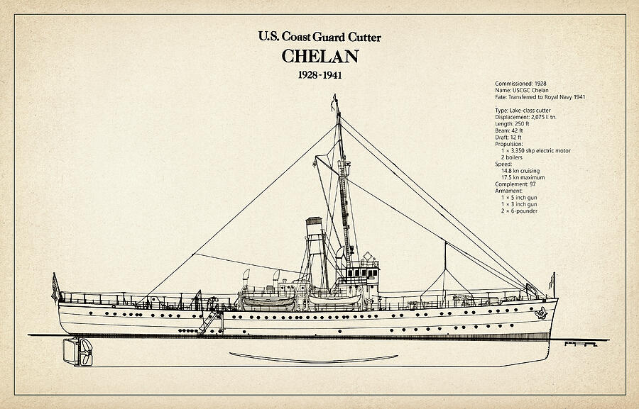 U.S. Coast Guard Cutter Chelan Digital Art by StockPhotosArt Com - Fine ...