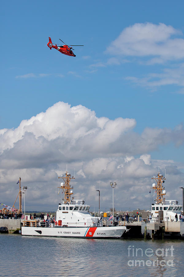 US Coast Guard MH-65-C Dauphin Rescue helicopter #4 Photograph by Anthony Totah