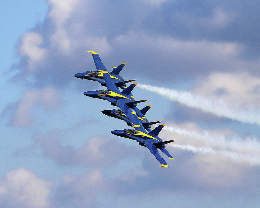 US Navy Blue Angels #2 Photograph by John Freidenberg