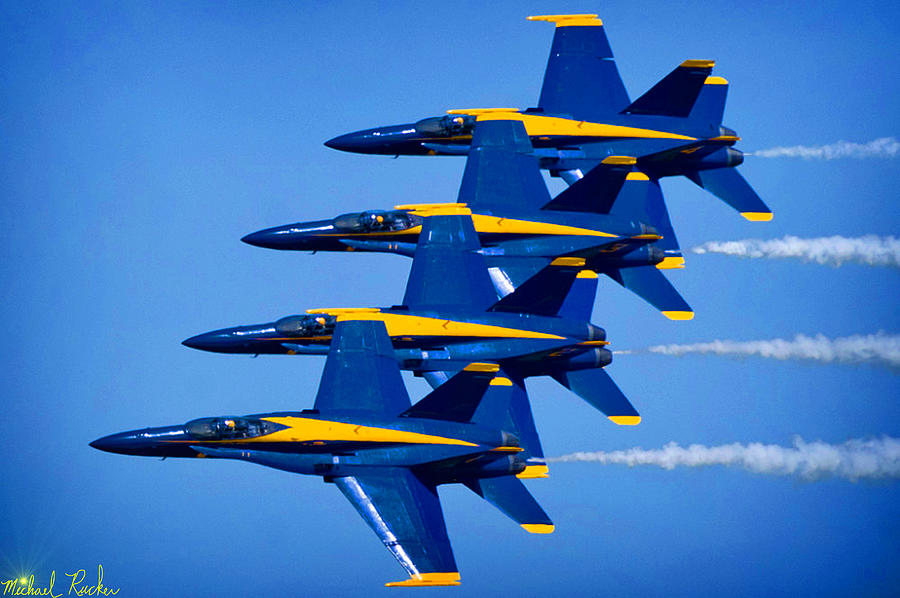 US Navy Blue Angels #2 Photograph by Michael Rucker
