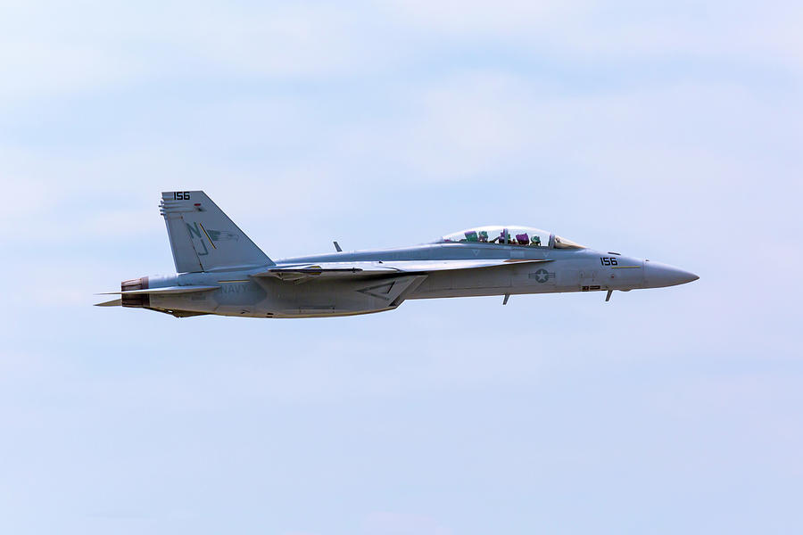 US Navy F-18 Super Hornet #2 Photograph by Jack R Perry