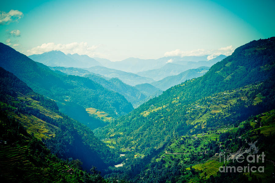 Valley Himalayas mountain NEPAL #2 Photograph by Raimond Klavins