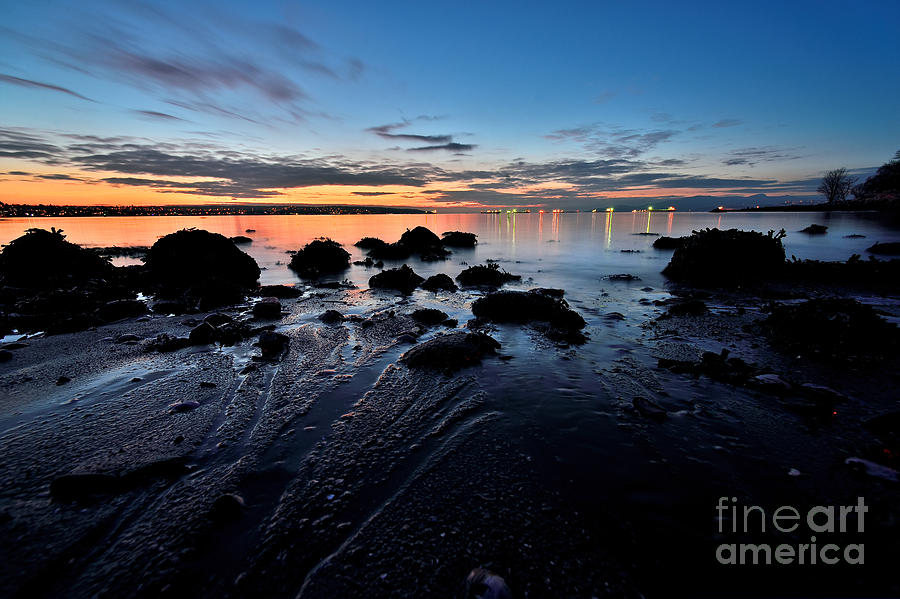 Vancouver English Bay Sunset 3 #2 Photograph by Terry Elniski