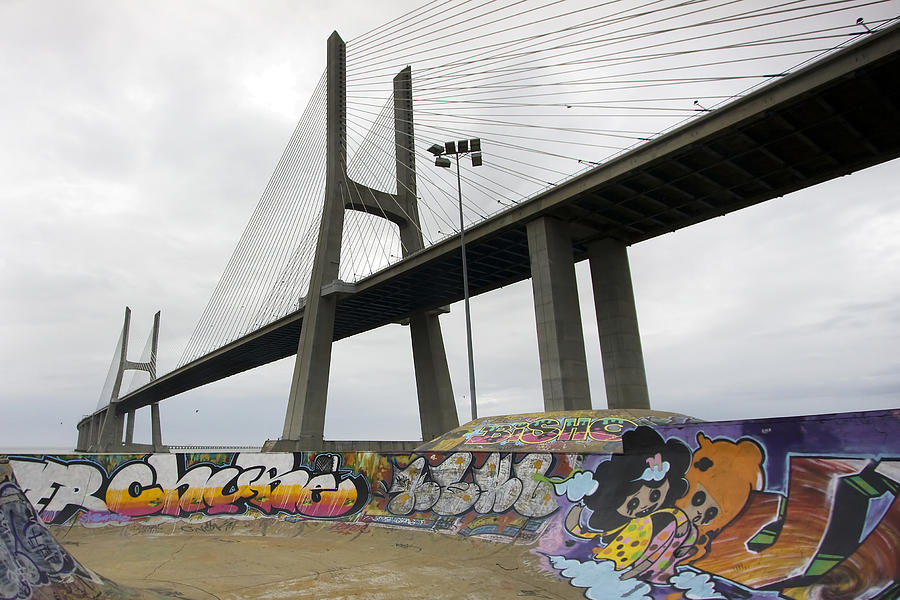 Vasco da Gama Bridge #2 Photograph by Andre Goncalves