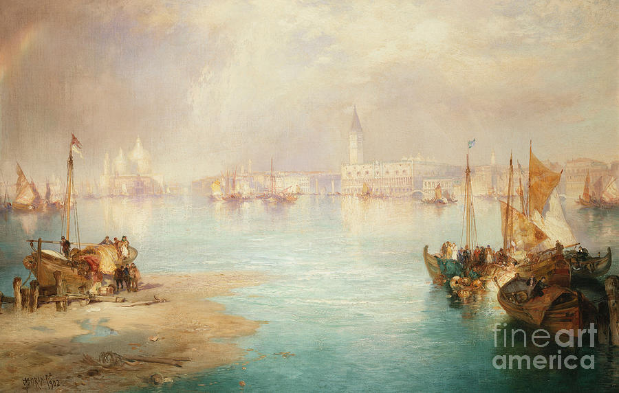 Thomas Moran Painting - Venice, 1902 by Thomas Moran by Thomas Moran