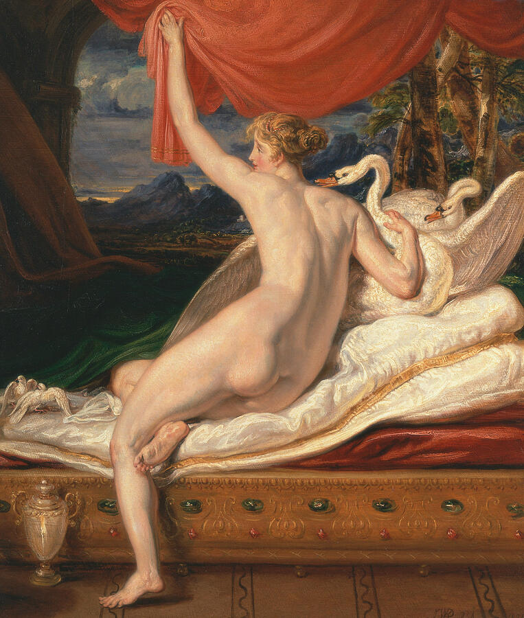 Venus Rising from her Couch, from 1828 Painting by James Ward