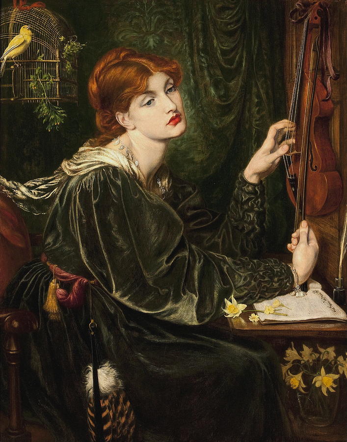 Veronica Veronese Painting by Dante Gabriel Rossetti - Fine Art America