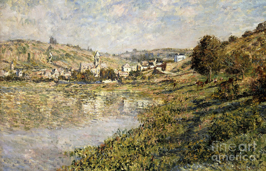Vetheuil, 1879 by Monet Painting by Claude Monet