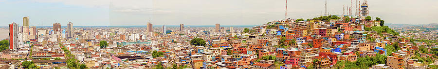 View of Cerro Santa Ana in Guayaquil Ecuador #2 Photograph by Marek Poplawski