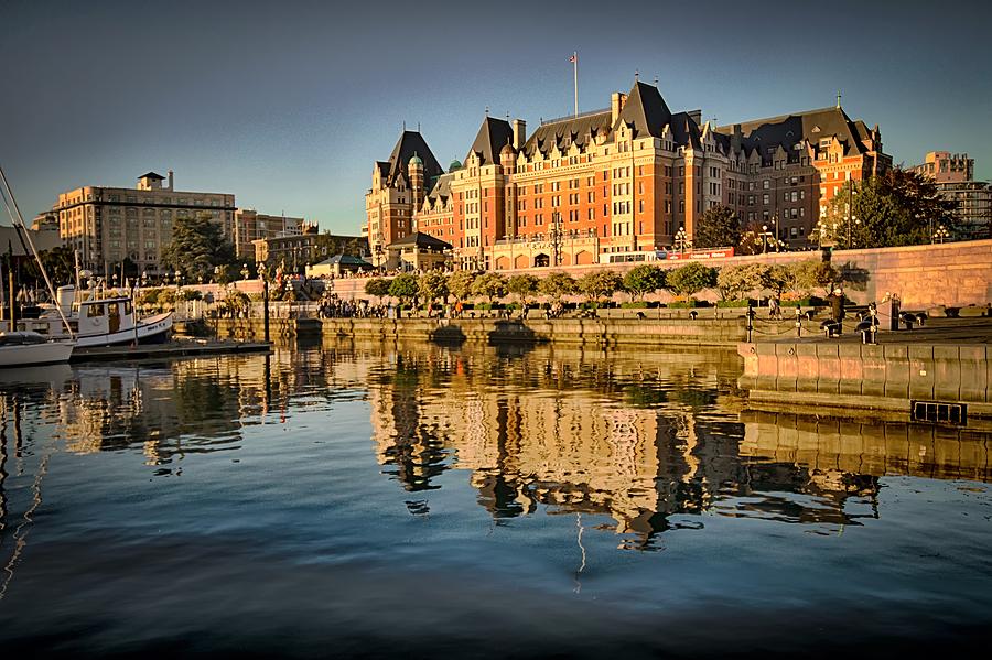 View of Inner Harbour of Victoria, Vancouver Island, B.C., Canad #2 Photograph by Alex Grichenko