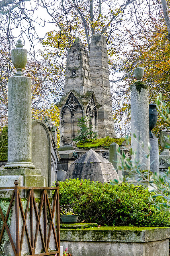 View of Pere Lachaise Cemetery #2 Photograph by Alain De Maximy