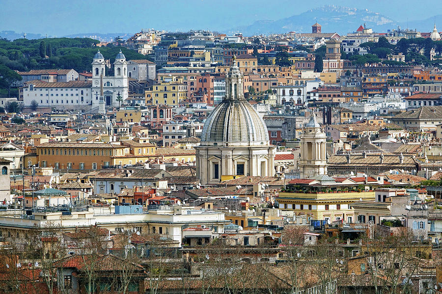 View Of Rome Italy From Atop Gianicolo Hill #2 Photograph by Rick Rosenshein