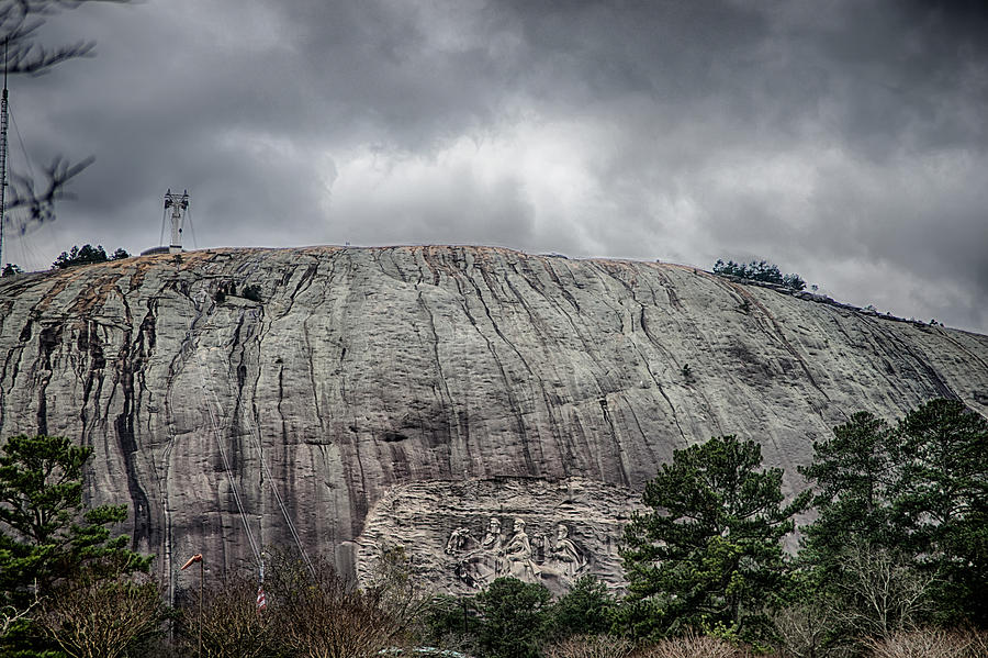 View Of Stone Mountain Near Atlanta Georgia Usa Photograph by Alex ...