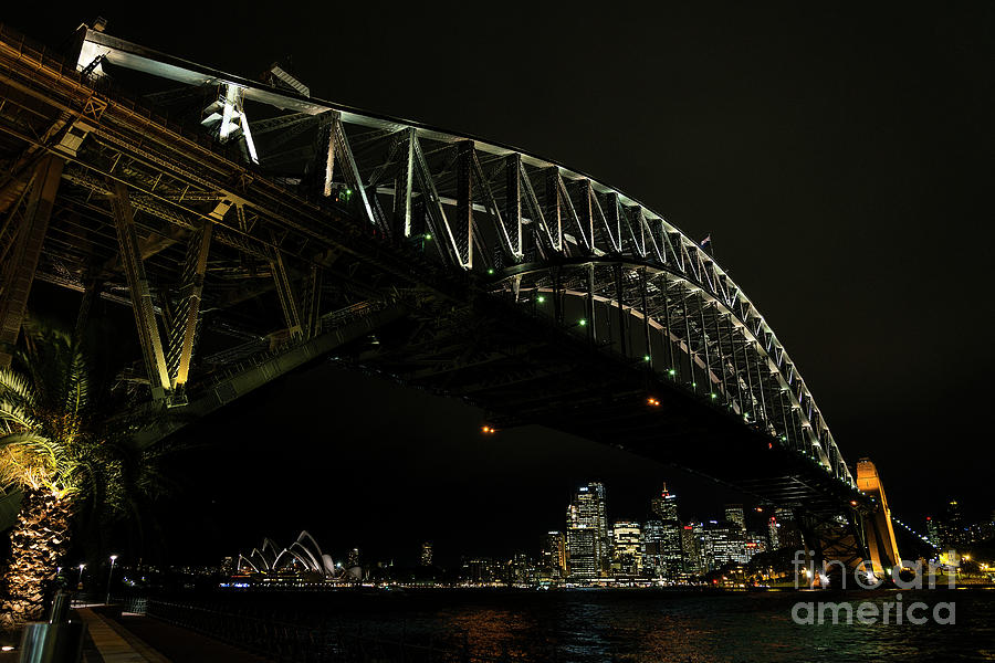 View Of Sydney City Harbour In Australia At Night #2 Photograph by JM Travel Photography