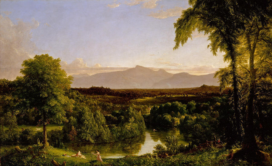 View on the Catskill - Early Autumn #2 Painting by Thomas Cole