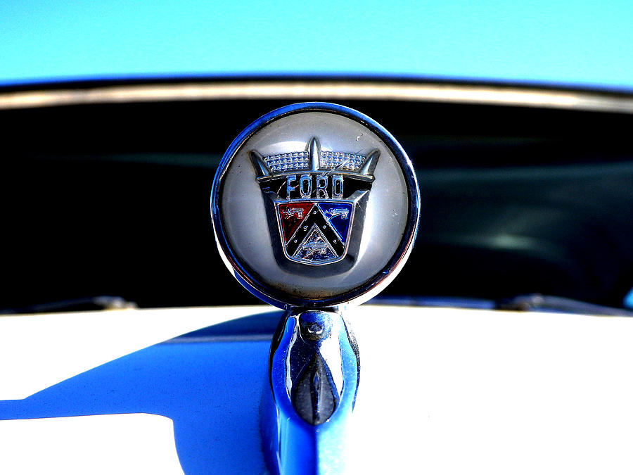 Vintage Ford Hood Ornament Photograph by Phil Cross