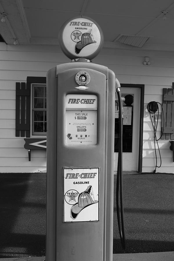 Vintage Gas Pump - Fire Chief #1 by Jeremy Rickman